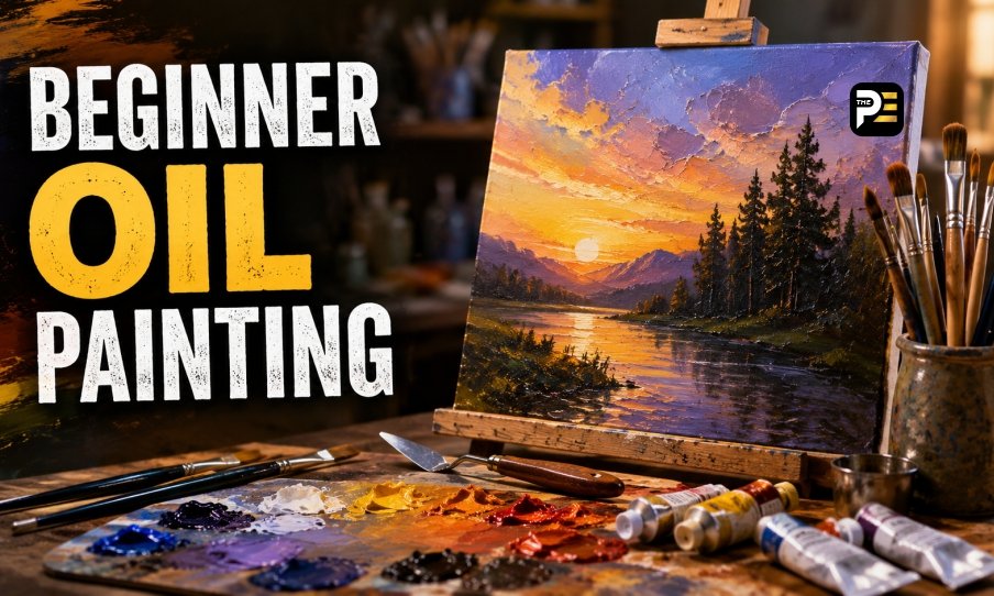 Read more about the article A Complete Guide to Beginner Oil Painting and Finding Your Creative Voice